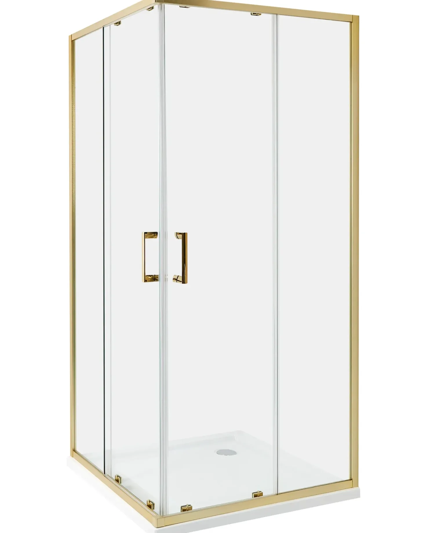 Cabina doccia TELA 90 x 90 x 185 cm Oro