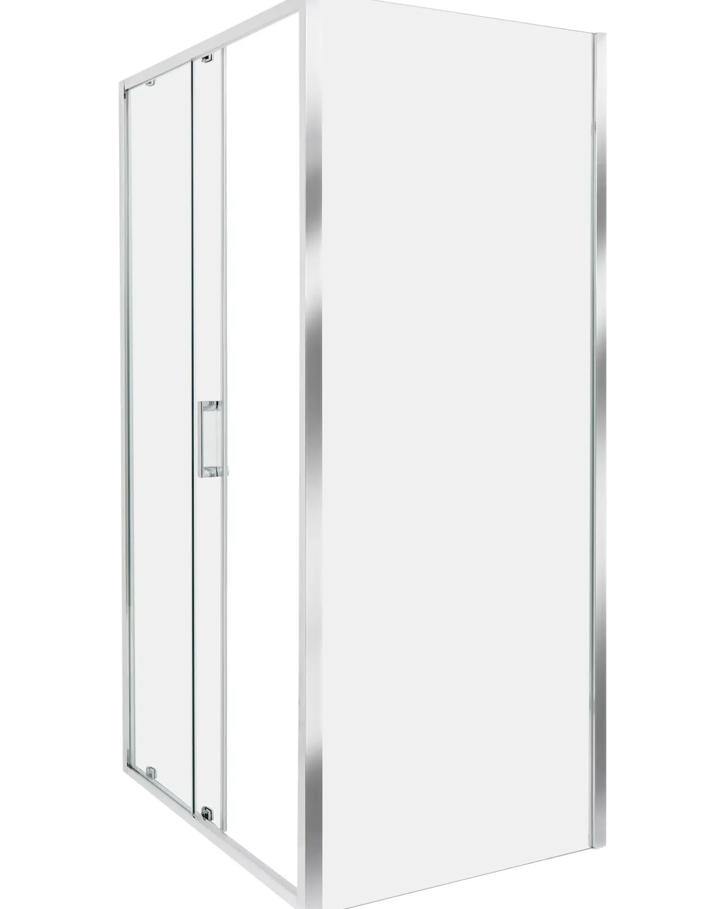 Cabina doccia YORO 80 x 100 x 185 cm Argento
