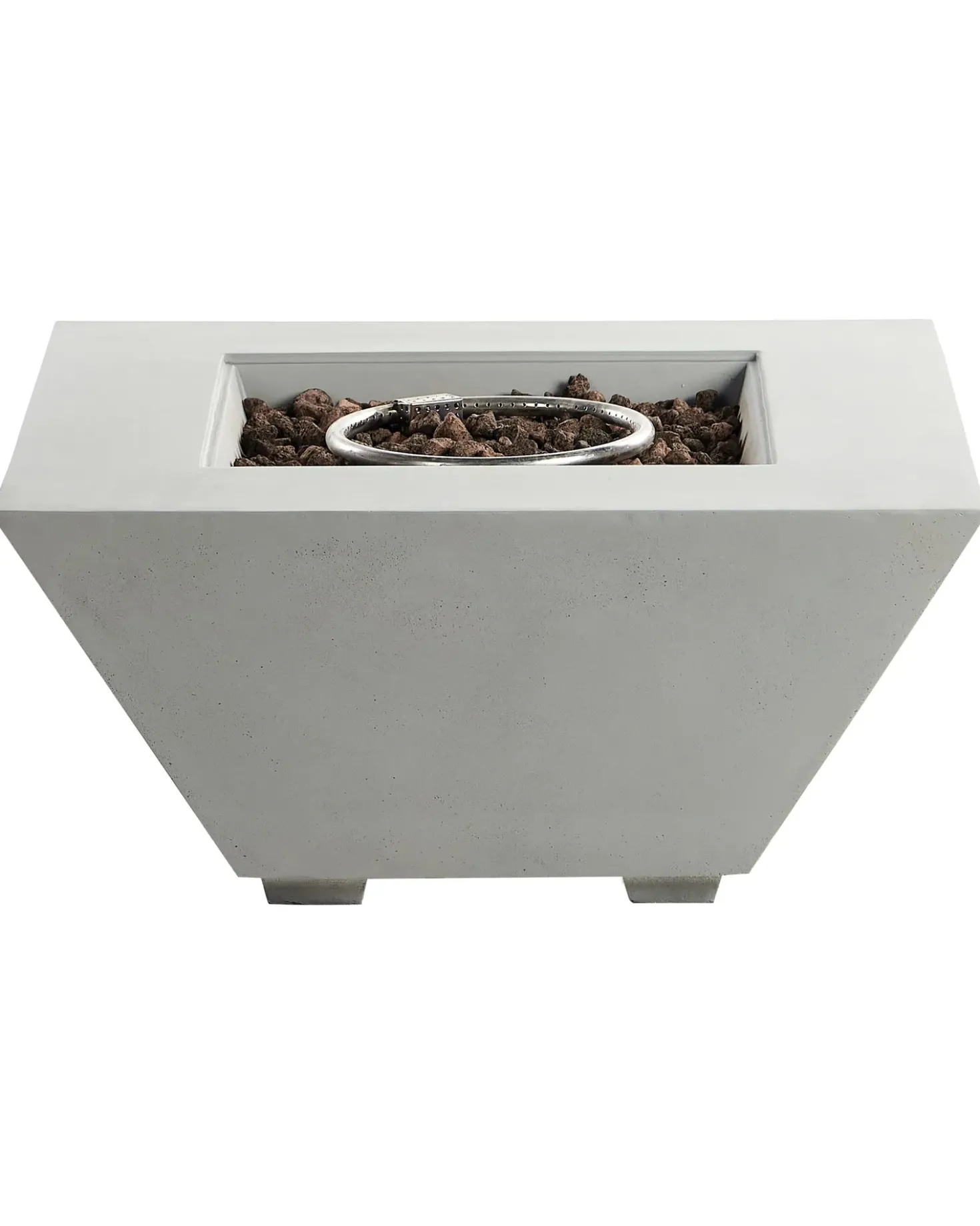 Camino a gas KATMAI Cemento Grigio chiaro