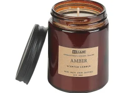 Candela Profumata con Diffusore di Fragranze DARK ELEGANCE 9 cm Marrone