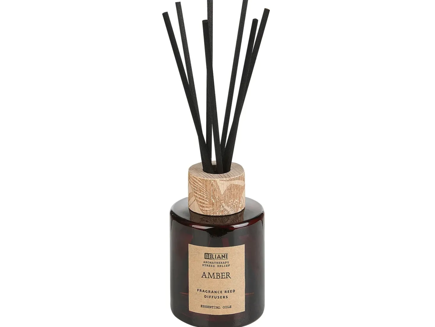 Candela Profumata con Diffusore di Fragranze DARK ELEGANCE 9 cm Marrone