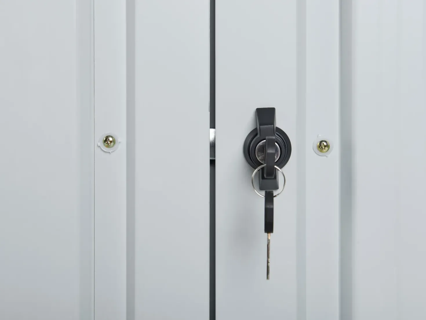 Capanno per gli attrezzi MOENA 158 cm 96 cm Grigio chiaro