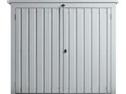 Capanno per gli attrezzi MOENA 158 cm 96 cm Grigio chiaro