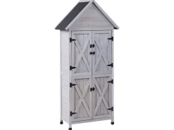 Capanno per gli attrezzi SENIGA 85 cm 46 cm Grigio