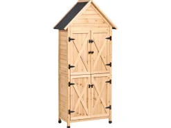 Capanno per gli attrezzi SENIGA 85 cm 46 cm Naturale