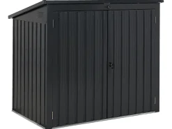 Capanno per gli attrezzi MOENA 158 cm 96 cm Grigio grafite