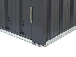 Capanno per gli attrezzi MOENA 158 cm 96 cm Grigio grafite