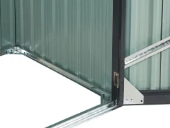 Capanno per gli attrezzi MOENA 158 cm 96 cm Grigio grafite