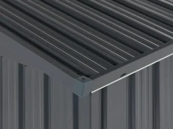 Capanno per gli attrezzi MOENA 158 cm 96 cm Grigio grafite
