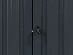 Capanno per gli attrezzi MOENA 158 cm 96 cm Grigio grafite