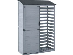 Capanno per gli attrezzi CENGIO 130 cm 57 cm Grigio