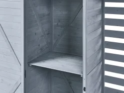 Capanno per gli attrezzi CENGIO 130 cm 57 cm Grigio