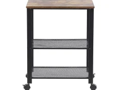 Carrello portavivande BOLZANO Marrone/Nero