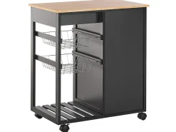 Carrello portavivande BOVES Nero
