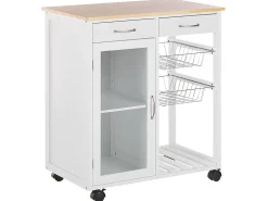 Carrello portavivande BOVES Bianco