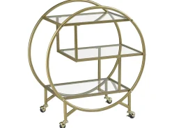 Carrello portavivande COLTON Metallo Oro