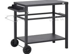 Carrello portavivande da giardino STALETTI Metallo Nero