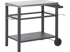 Carrello portavivande da giardino SPIAZZI Metallo Nero