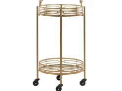 Carrello portavivande FARLEY Metallo Oro