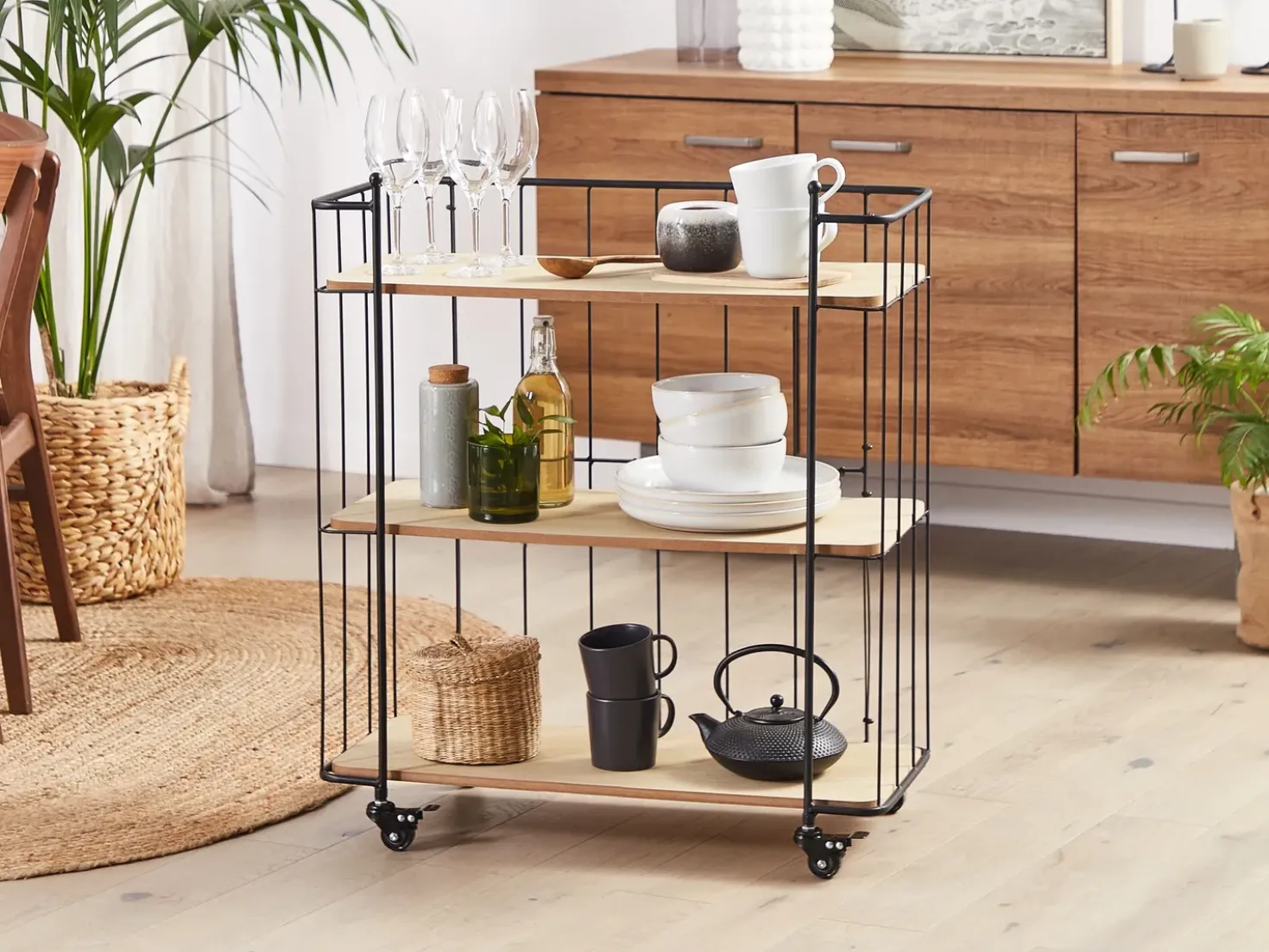 Carrello portavivande GABBS Metallo Nero