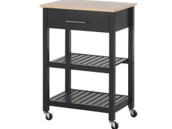 Carrello portavivande HIUMA Legno Nero