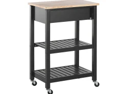 Carrello portavivande HIUMA Legno Nero