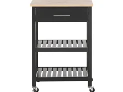 Carrello portavivande HIUMA Legno Nero