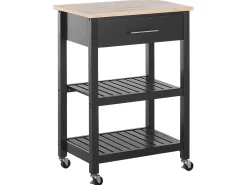 Carrello portavivande HIUMA Legno Nero