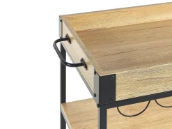 Carrello portavivande HULLET Metallo Marrone chiaro