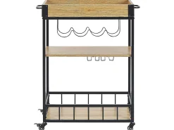 Carrello portavivande HULLET Metallo Marrone chiaro