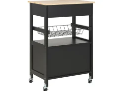 Carrello portavivande LUGO Nero