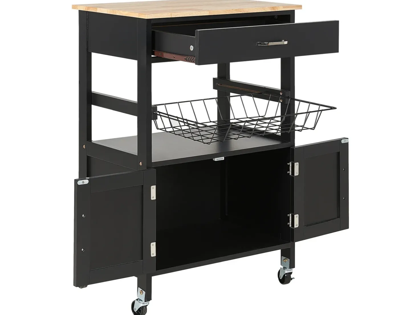Carrello portavivande LUGO Nero