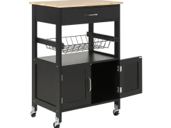 Carrello portavivande LUGO Nero