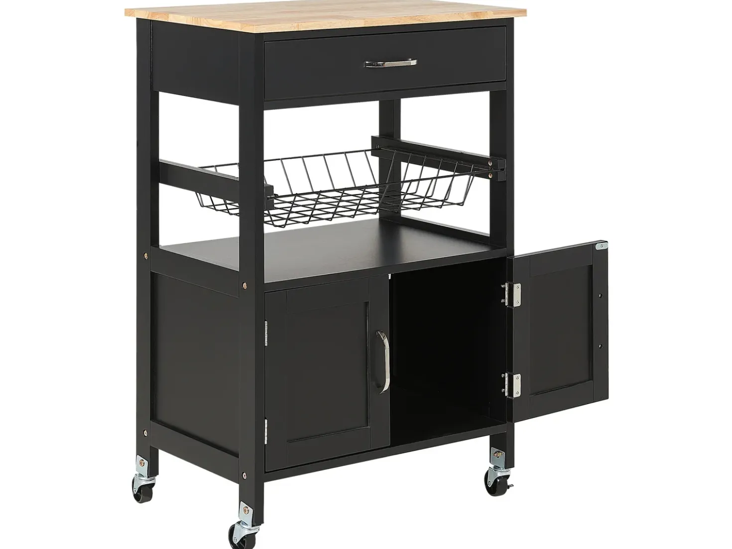 Carrello portavivande LUGO Nero