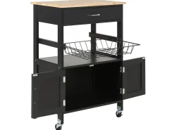 Carrello portavivande LUGO Nero