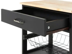Carrello portavivande LUGO Nero
