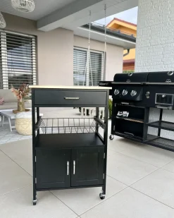 Carrello portavivande LUGO Nero