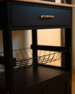 Carrello portavivande LUGO Nero