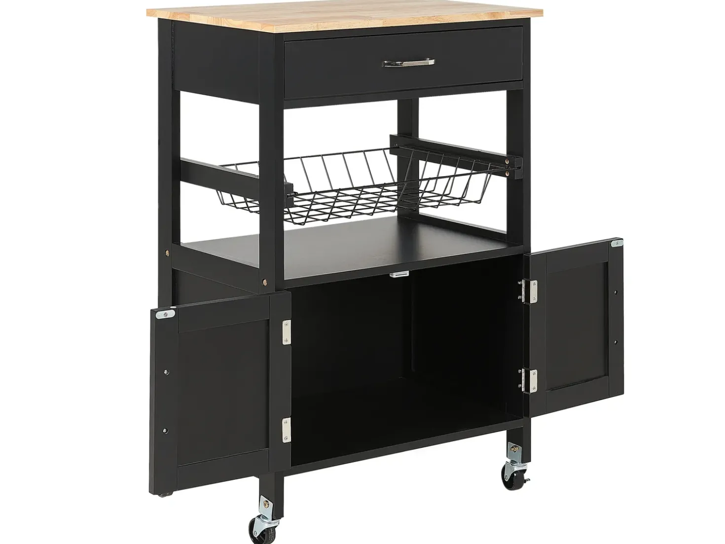 Carrello portavivande LUGO Nero