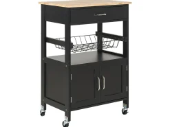Carrello portavivande LUGO Nero