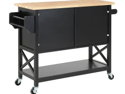 Carrello portavivande MELE Nero