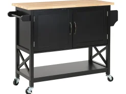Carrello portavivande MELE Nero