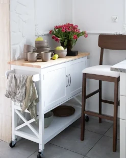 Carrello portavivande MELE Bianco