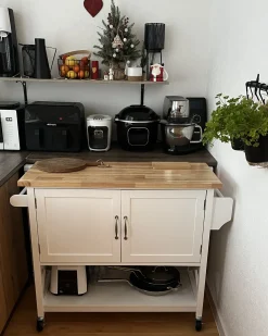 Carrello portavivande MELE Bianco
