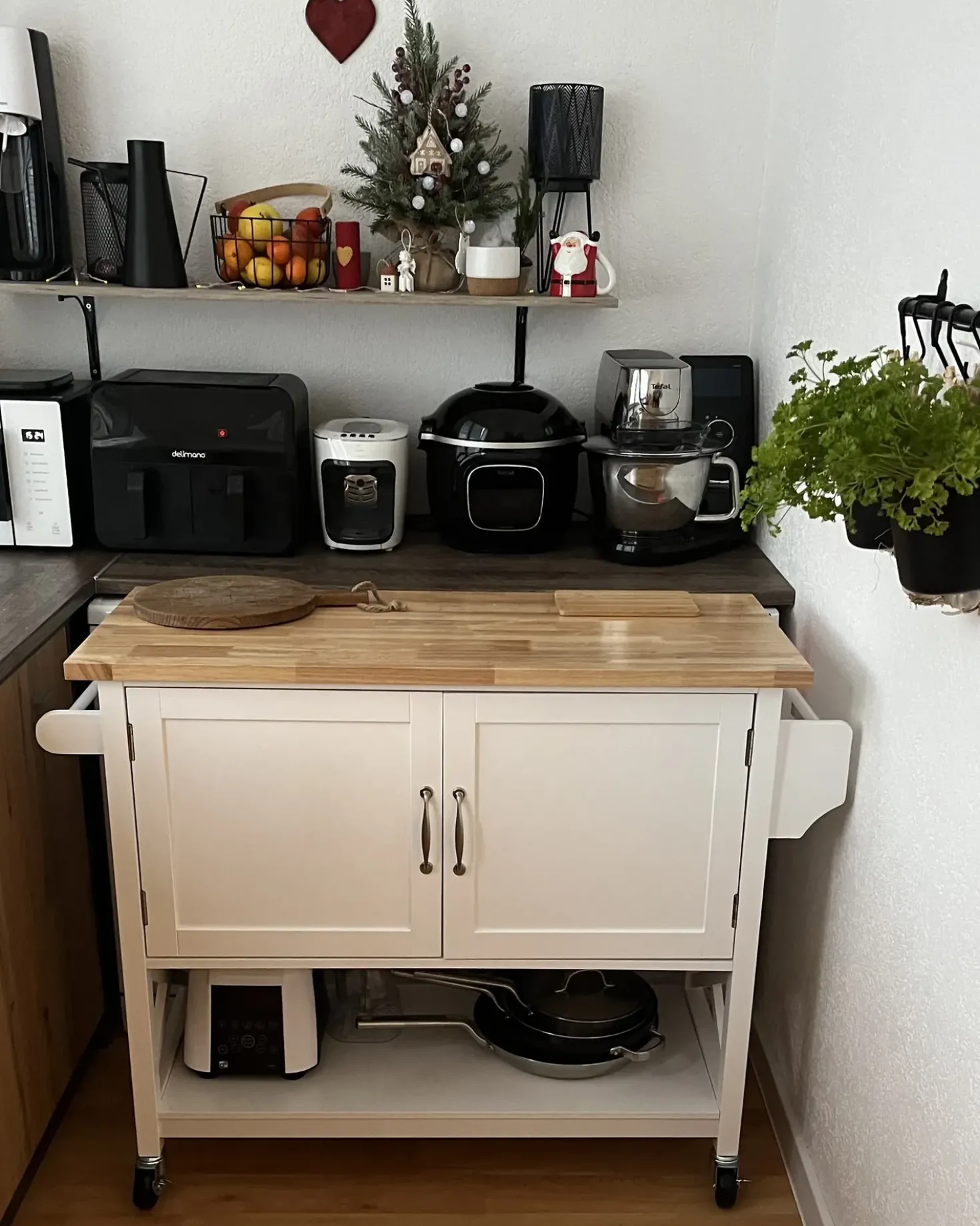 Carrello portavivande MELE Bianco