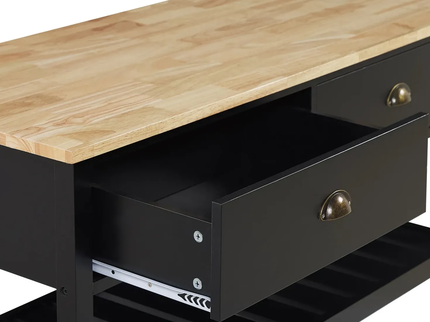 Carrello portavivande NAVARINO Legno Nero
