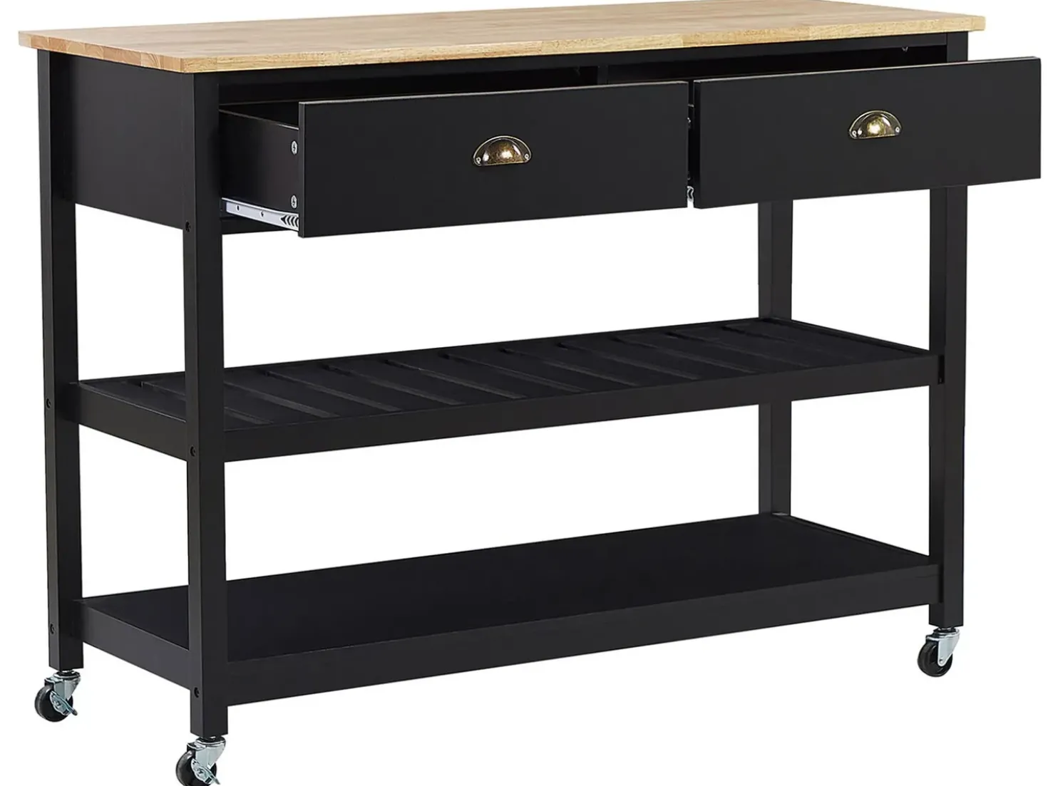 Carrello portavivande NAVARINO Legno Nero