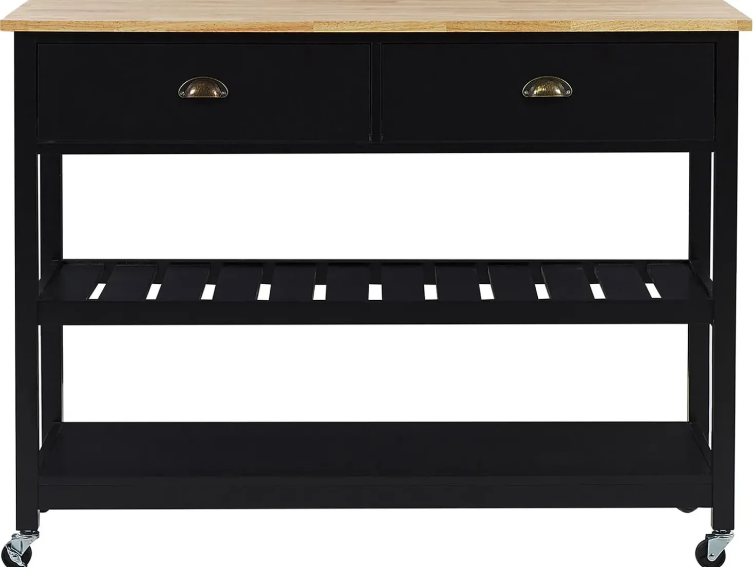 Carrello portavivande NAVARINO Legno Nero