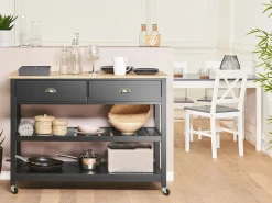 Carrello portavivande NAVARINO Legno Nero
