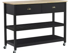 Carrello portavivande NAVARINO Legno Nero